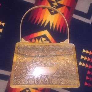 Vintage wooden box purse! 💕